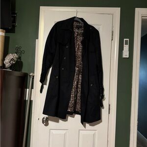 Banana Republic Black Trench Coat